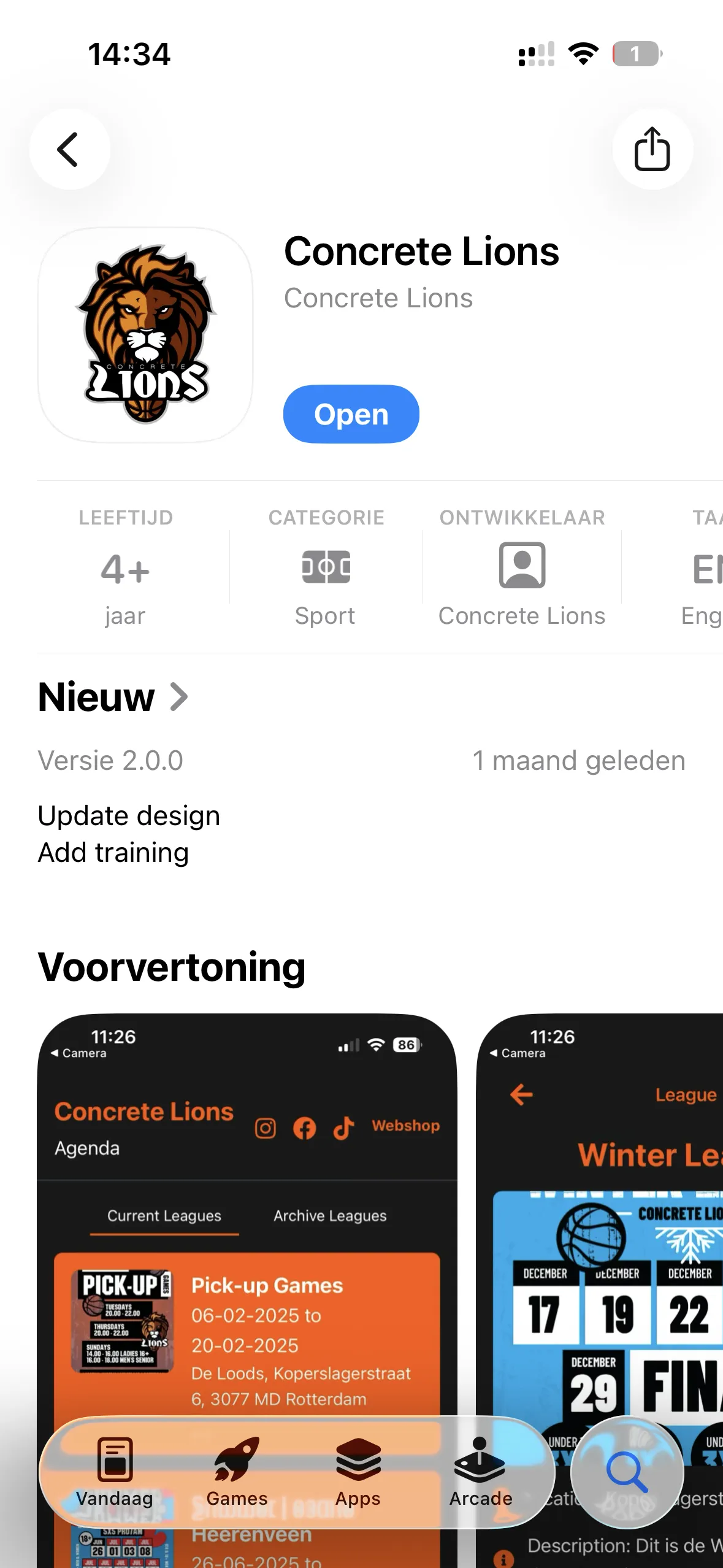 Concrete Lions app downloaden